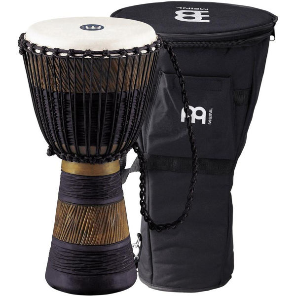 Djembe Meinl ADJ3-M, Medium Wood w/Rope Tuning 10, Inkl. Bag