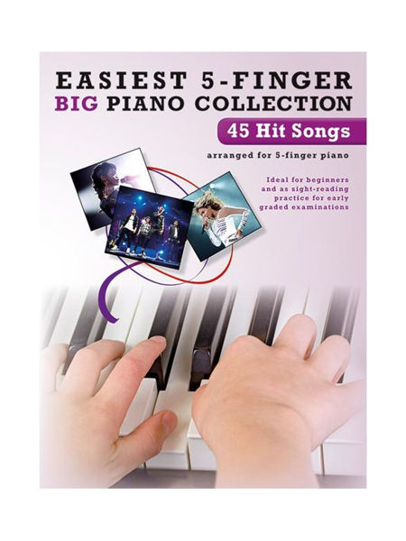 Easiest 5-Finger Piano Collection: 45 Hit Songs