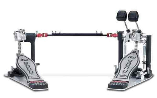 Stortrommepedal DW 9002, Double Pedal, Inf. Cam, Free-Floating Rotor