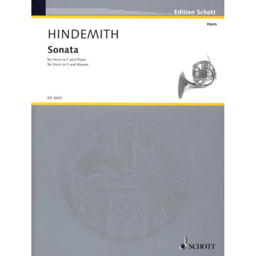 Sonata, Paul Hindemith. Horn in F and piano