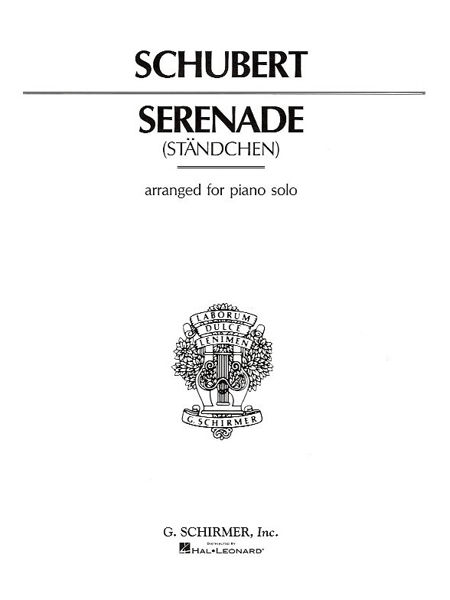 Schubert Ständchen (Serenade) Piano