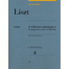 At the piano - Liszt. 11 well-known original pieces, Piano solo