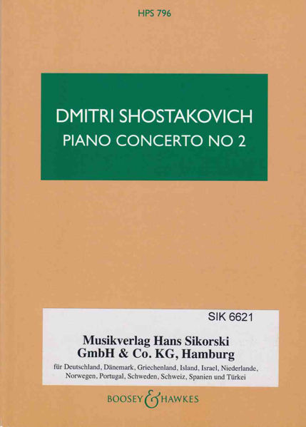 Schostakowitsch Piano Concerto No. 2, Opus 102. Short Score (Shostakovich)