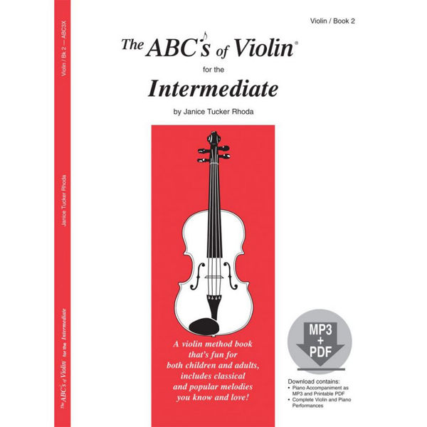The ABC's of Violin for the Intermediate.  Janice Tucker Rhonda. Book