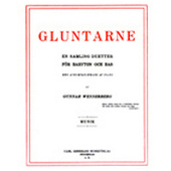 Gluntarne - Dutes for Baritone and Bass Voices