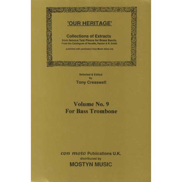 Our Heritage - Volum No. 9 - Bass trombone