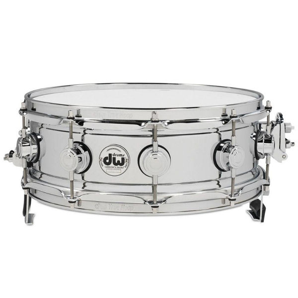 Skarptromme DW True-Sonic, 14x5, w/Snare Bridge, Chr.Hwd