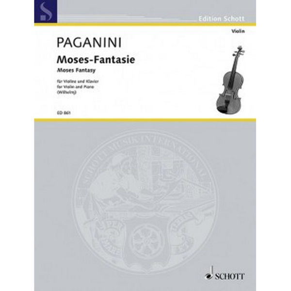 Moses-Fantasy, Niccolo Paganini. Violin and Piano