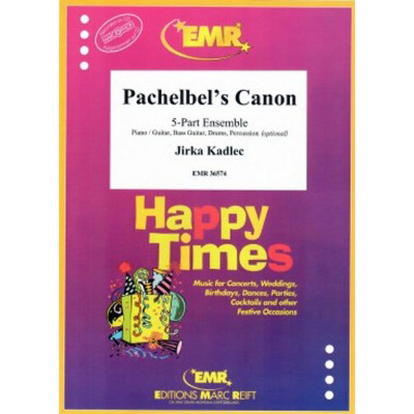 Pachelbel's Canon arr Jirka Kadlec - 5 part Ensemble