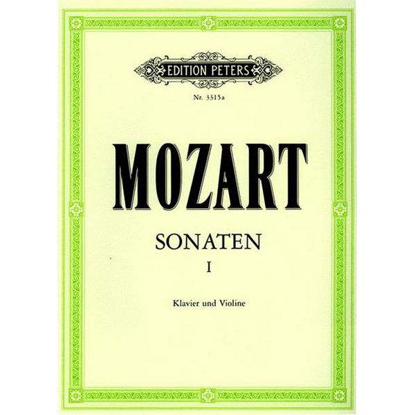 Sonatas Vol.1, Wolfgang Amadeus Mozart - Violin and Piano Piano Solo