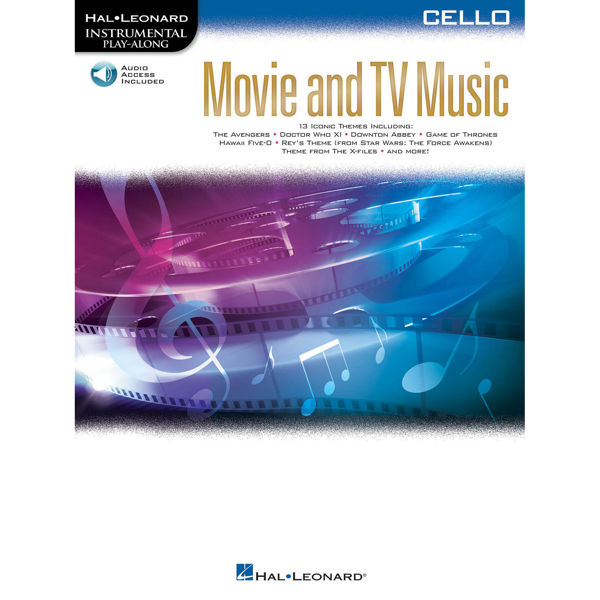 Movie and TV Music - Cello (Book/Online Audio) Hal Leonard Instrumental Play-Along