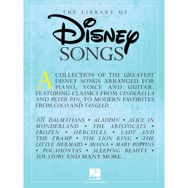 The Library of Disney Songs, Piano, Vocal, Guitar