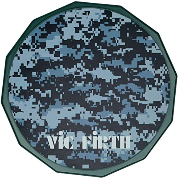 Trommepad Vic Firth VXPPDC06, Gummi 6, 8mm Gjenger, Camo