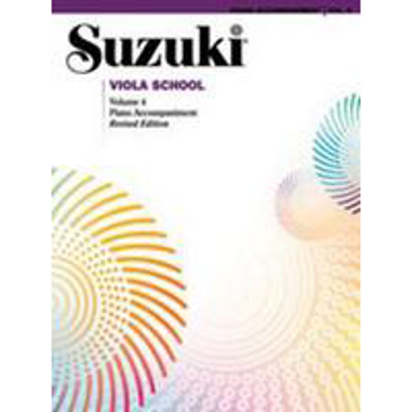 Suzuki Viola School vol 4 Pianoacc. Book