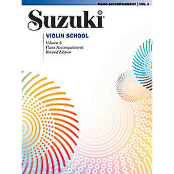 Suzuki Violin School vol 3 Pianoacc. Book