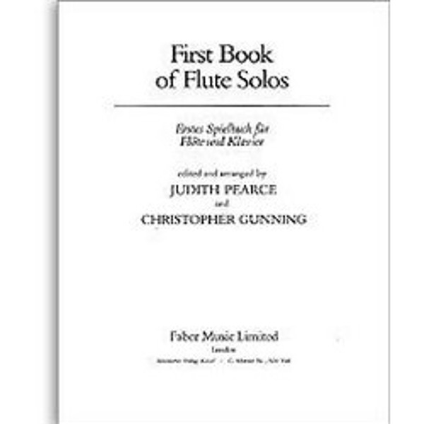 First Book of Flute Solos