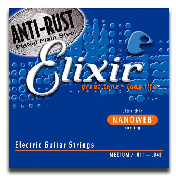 Gitarstrenger Elektrisk Elixir Nanoweb 011-049
