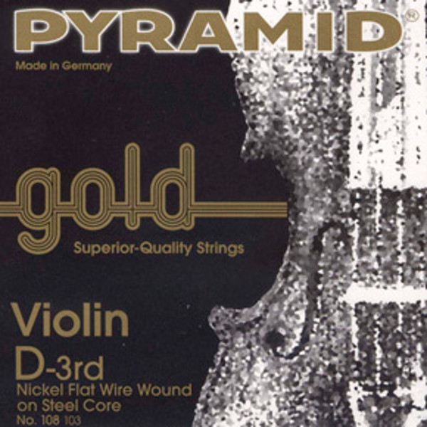 Fiolinstreng Pyramid 3D 4/4 Gold