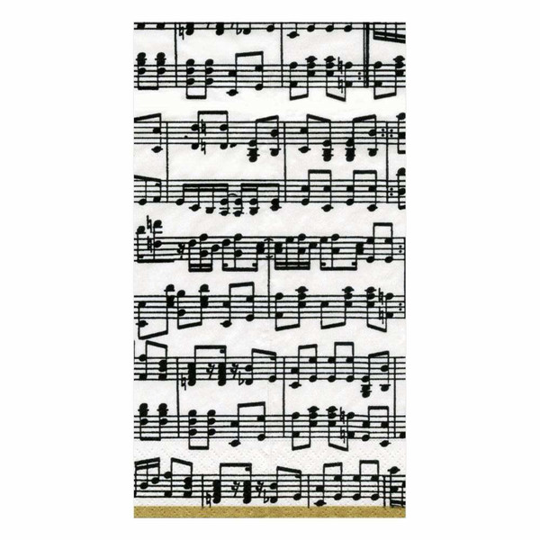 Servietter Musica Paper Guest Towel Napkins