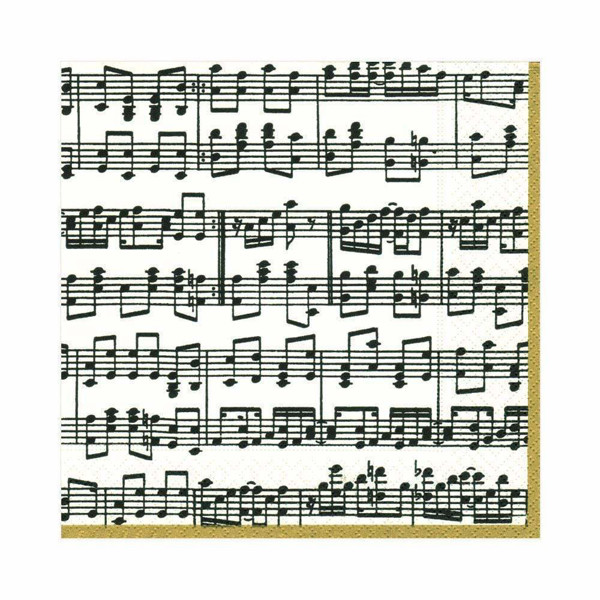 Servietter Musica Paper Lunch Napkins