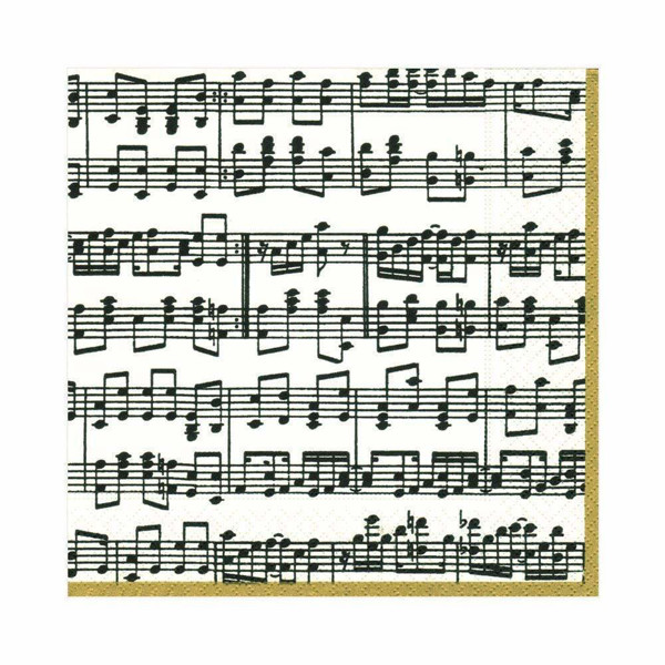 Servietter Musica Paper Lunch Napkins