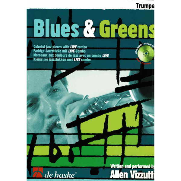 Blues & Greens, Allen Vizzutti. Trumpet Book+CD