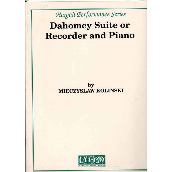 Dahomey Suite, Recorder and Piano