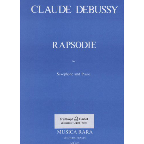 Rapsodie for Alto Saxophone and Piano - Debussy