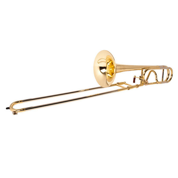 Trombone Adams TB1, Bell and Valve section, 1-piece, 0,6mm,  Laquered, Yellow Brass