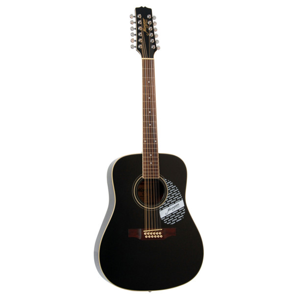 Gitar 12-Strengs Morgan W 116-12 BLK