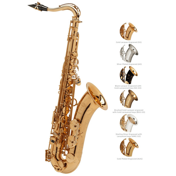 Tenorsaksofon Selmer Serie III, Gold Lacquered Engraved, Outfit