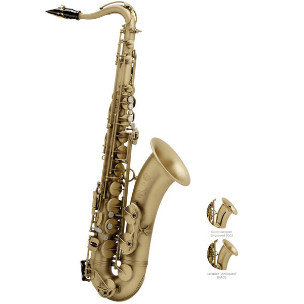 Tenorsaksofon Selmer Reference 36 Gold Lacquered Engraved, Outfit