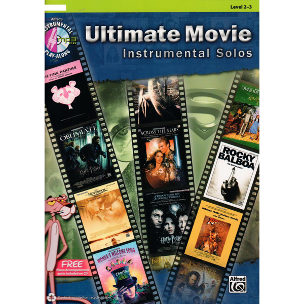 Ultimate Movie Instrumental Solos Clarinet Level 2-3