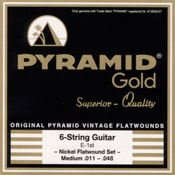 Gitarstrenger Elektrisk Pyramid Gold Superior .011-.048