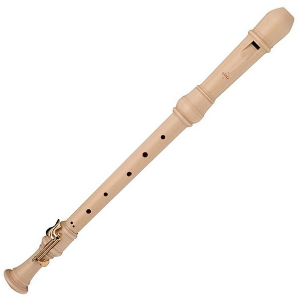 Blokkfløyte Tenor Moeck Rottenburgh 4420 Barokk, Natural Maple Wood, Double Keys