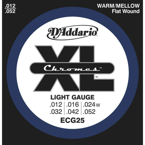 Gitarstrenger Elektrisk D'Addario ECG25 Chromes Light