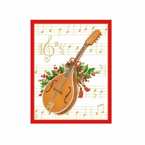 Kort - Christmas Concert - 4 Mini Cards & 4 Envelopes