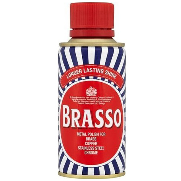 Brasso Metal Polish Fluid for Brass, Copper, Stainless Steel, Chrome. 175 ml