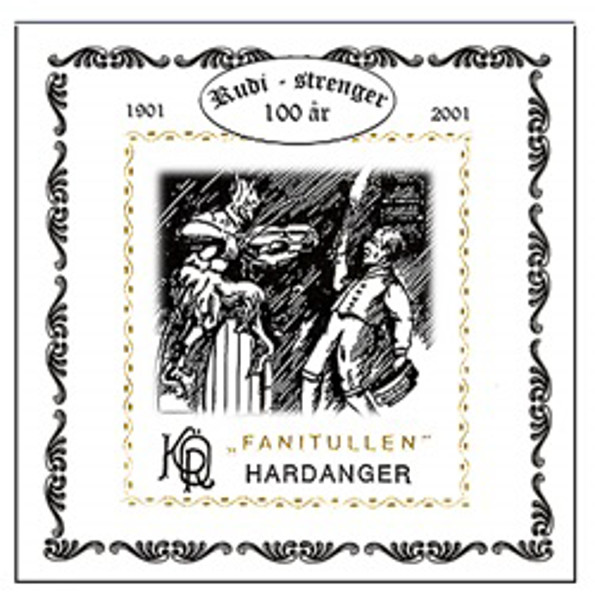 Hardangerfelestreng Fanitullen 3D-Ters 11,5 Tarm/Sølv 830S Langspunnet