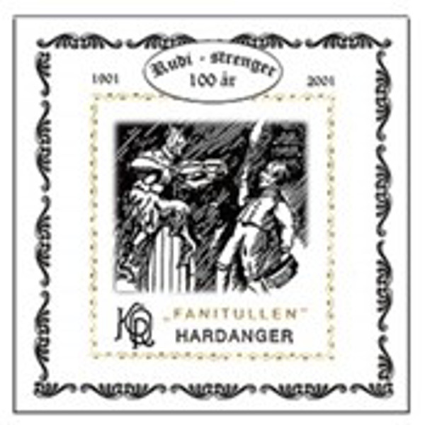 Hardangerfelestreng Fanitullen 3D-Ters 12 Tarm/Sølv 830S Langspunnet
