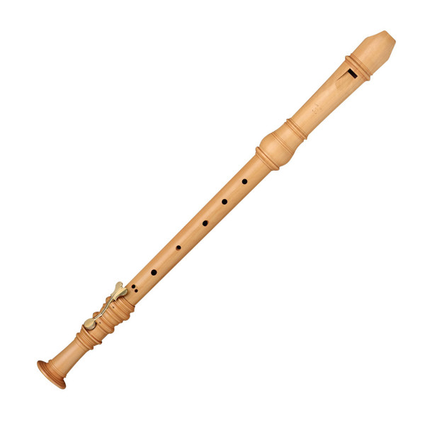 Blokkfløyte Tenor Moeck Hotteterre 5453, Baroque, Boxwood, Double holes