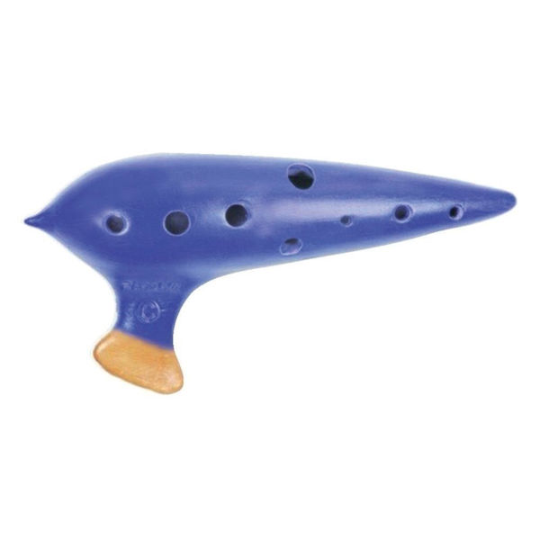 Ocarina Premium C Blå 16 cm