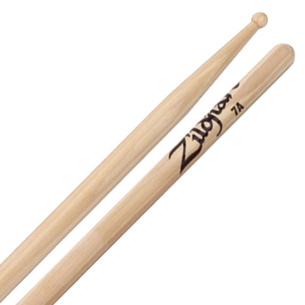 Trommestikker Zildjian Natural 7AWN, Hickory, Wood Tip