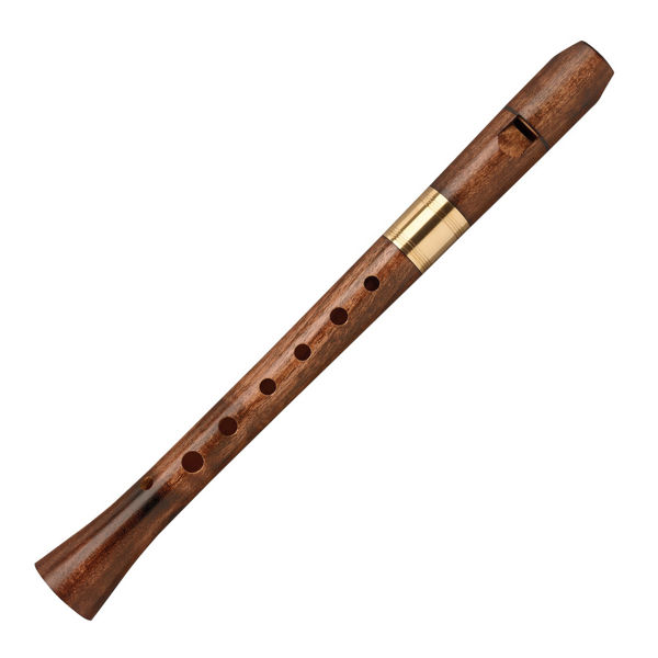 Blokkfløyte Sopranino Moeck Renaissance Consort 8120, Renessanse grep, Maple wood oiled and stained, Single holes. 440 Hz