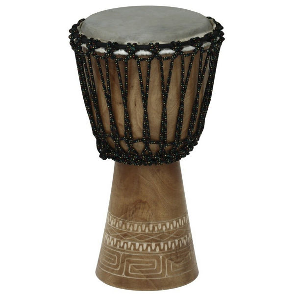 Djembe Kamballa Indonesia 838016, 45cm Høyde, 21cm Skinn