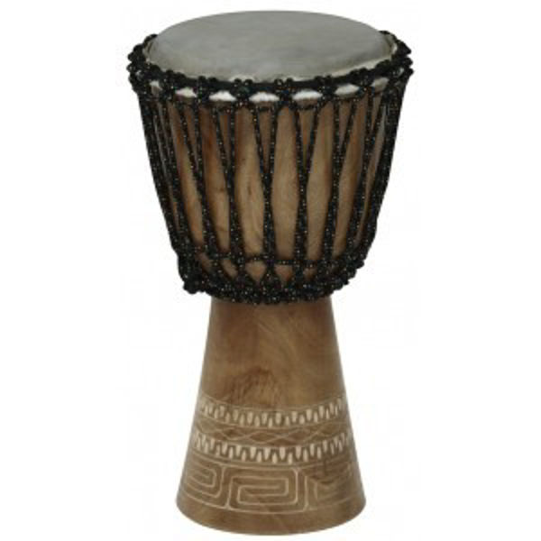 Djembe Kamballa Indonesia 838017, 55cm Høyde, 25cm Skinn