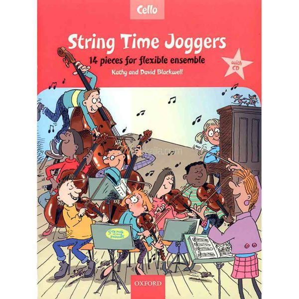 String Time Joggers, Cello book with CD, Blackwell