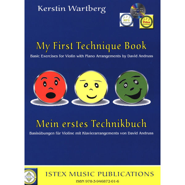 My First Technique Book. Kerstin Wartberg. Violin and Piano + Online Audio