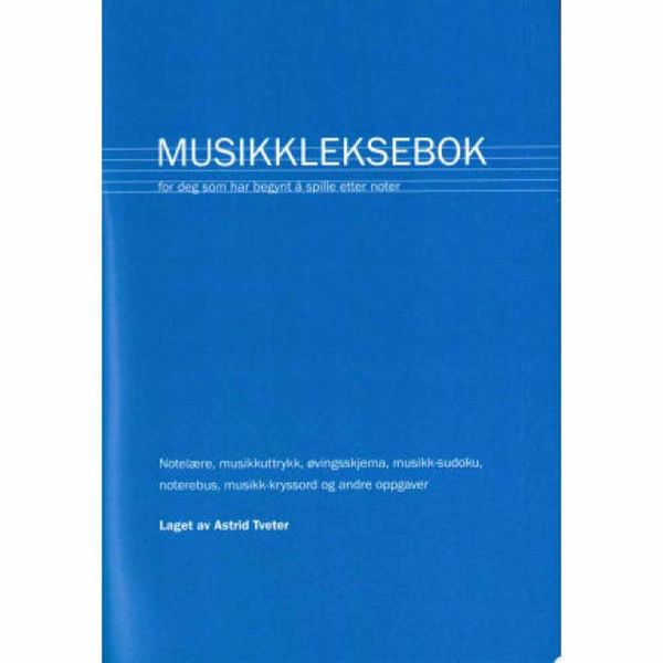 Den Blå Musikklekseboka 1 - Astrid Tveter