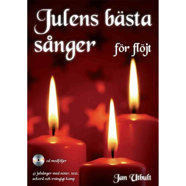Julens bästa sånger för Fløyte m/ CD - Jan Utbult